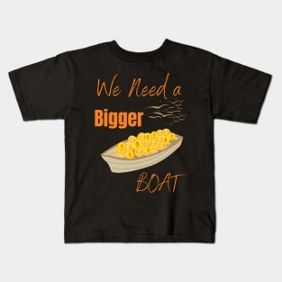 Cryptocurrency We Need A Bigger Boat Kids T-Shirt